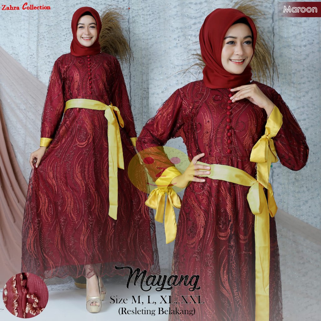 GAMIS TULLE BORDIR MAYANG