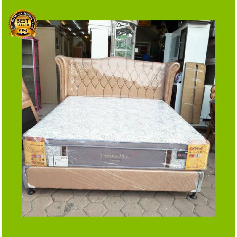 kasur central satu set deluxe pocket