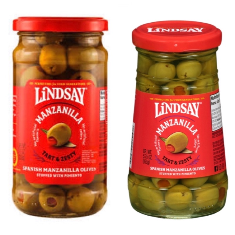 

Lindsay Manzanilla Pimiento 142gr/163gr/Acar Buah Zaitun/Lindsay Manzanilla Olives Stuffed with Pimiento