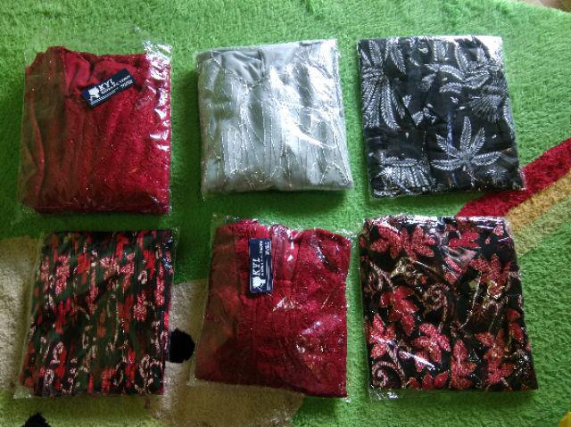 Batik Padi Batik Couple Silvia Brokat Tille-modern Batik Couple Sarimbit Brokat Gamis