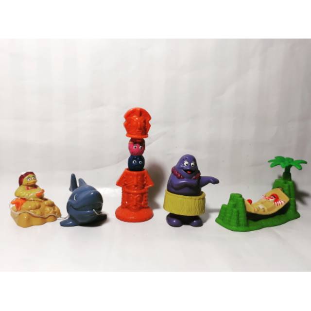 Maskot Mcd Set Komplit 1996 Hawaii Mcdonald Holiday Mascot Happy Meal