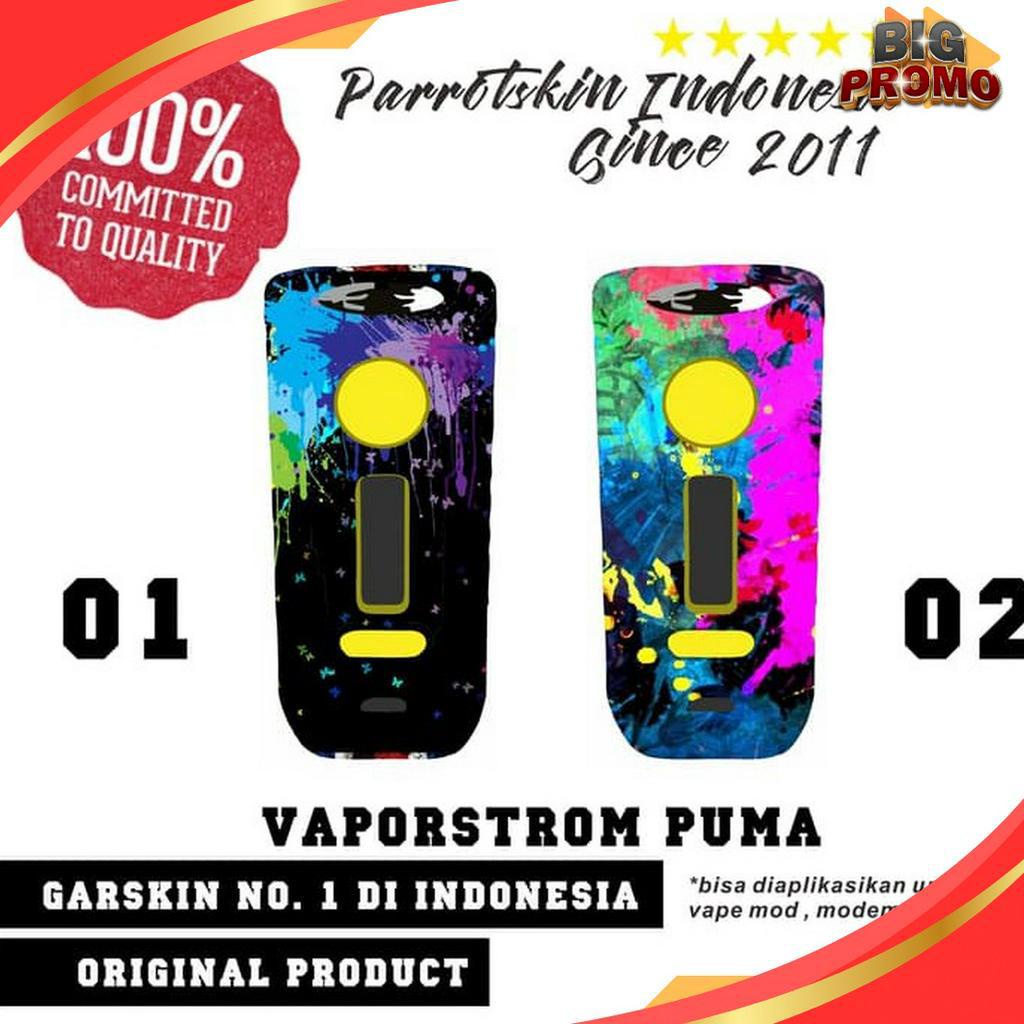 PALING DIMINATI Garskin vapor vaporstrom puma mod liquid splash bisa custom gambar