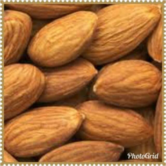 Raw Almond Natural 250gr Siap Makan cocok untuk Keto Diet