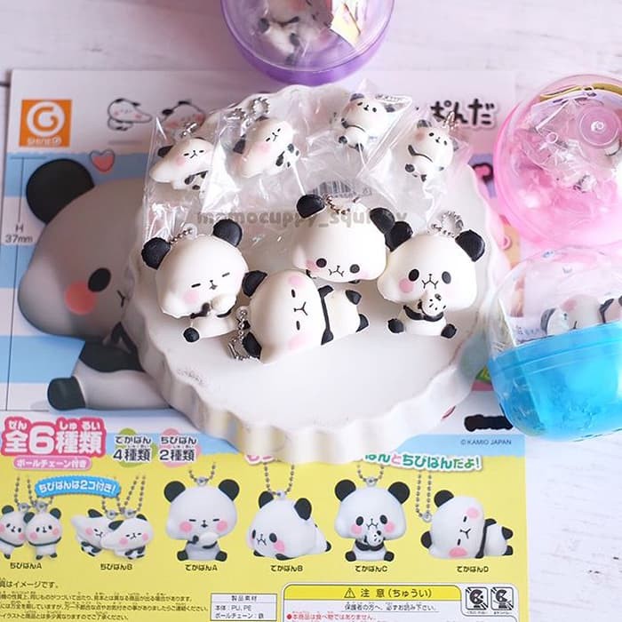 mochi panda squishy by kamio japan (ORIGINAL JEPANG)