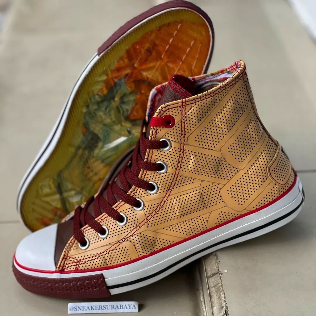 drxromanelli x Converse Chuck Taylor Hi x 1HUN(RED) &quot;Band Aid&quot;