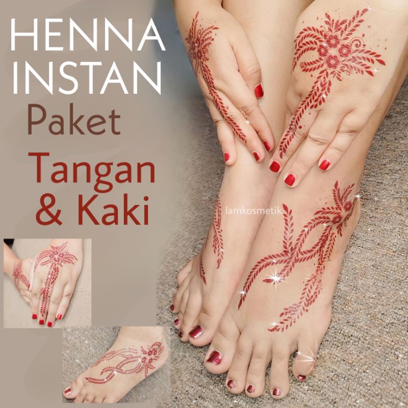 HENNA INSTAN / HENNA KAKI / HENNA TANGAN