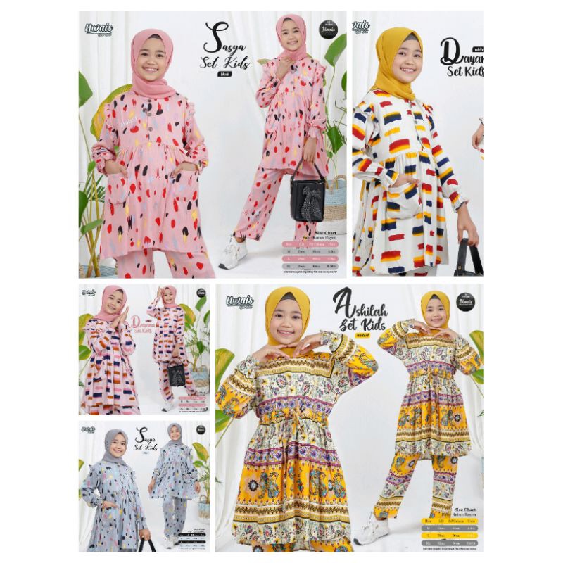 [READY STOCK/SIAP KIRIM] ONE SET KIDS / SETELAN ANAK MURAH ORI BY UWAIS