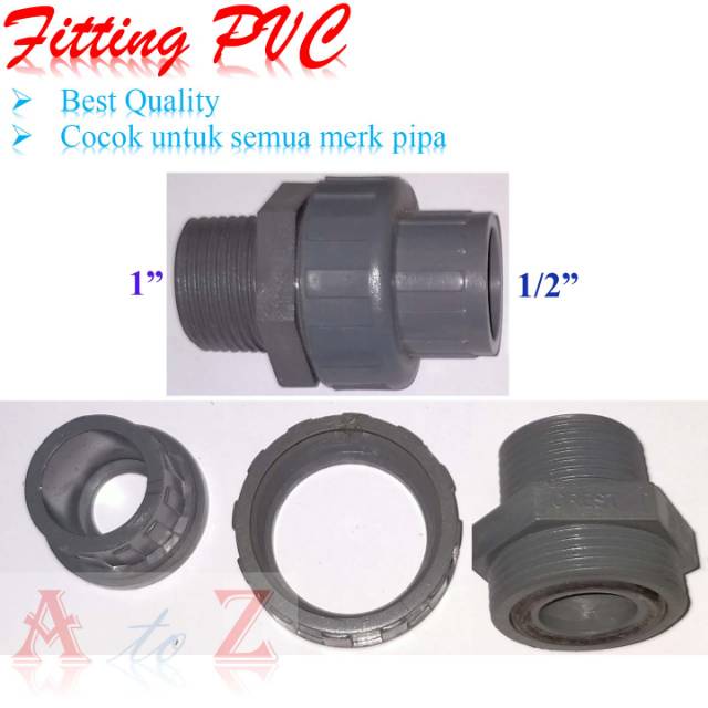Watermur 1 x 1/2 grest/ water mur/water moor/Watermoor pvc 1" x 1/2" (grest)