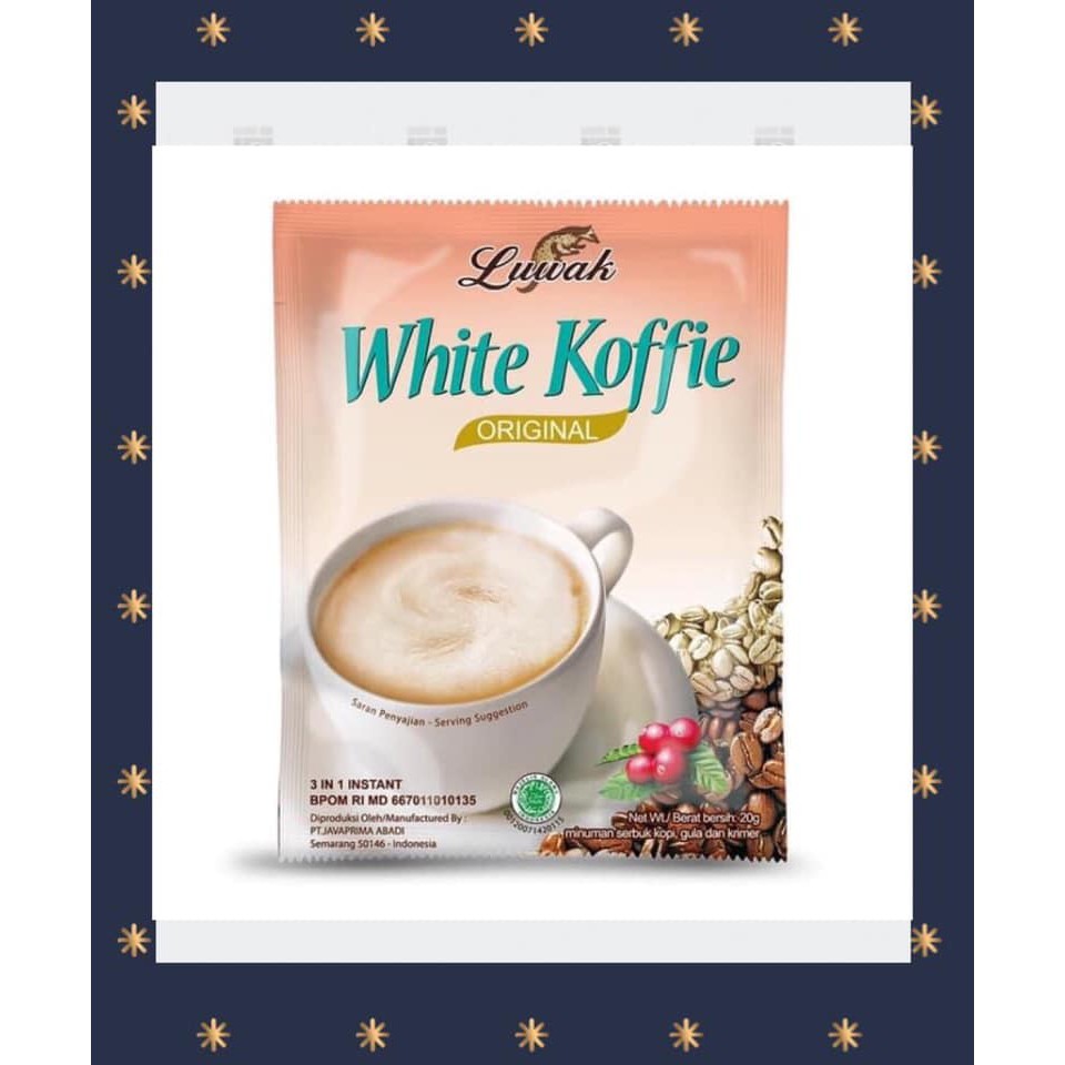 

Luwak White Koffie original, 10 sachet