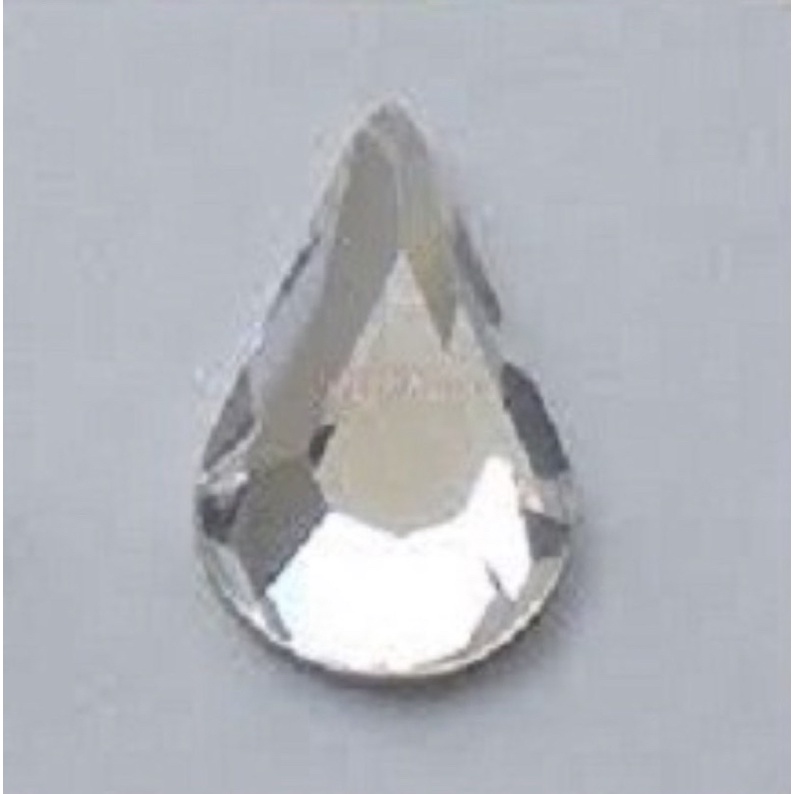CRYSTAL SWAROVSKI ORIGINAL FLATBACK 2300 8 x 4.8 mm FOILED