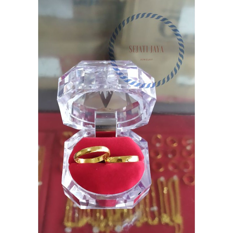 Cincin polos emas 24 karat