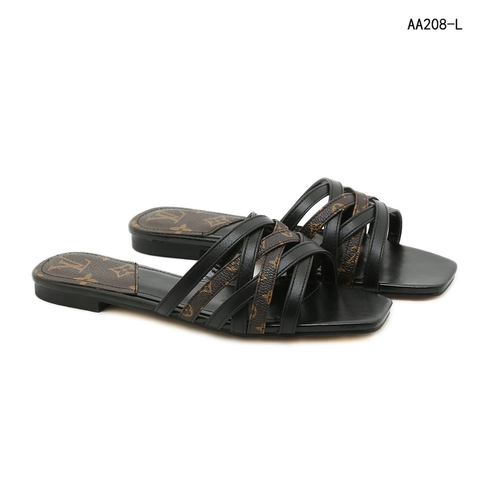 Revival Mule Flat Sandals #AA208-L