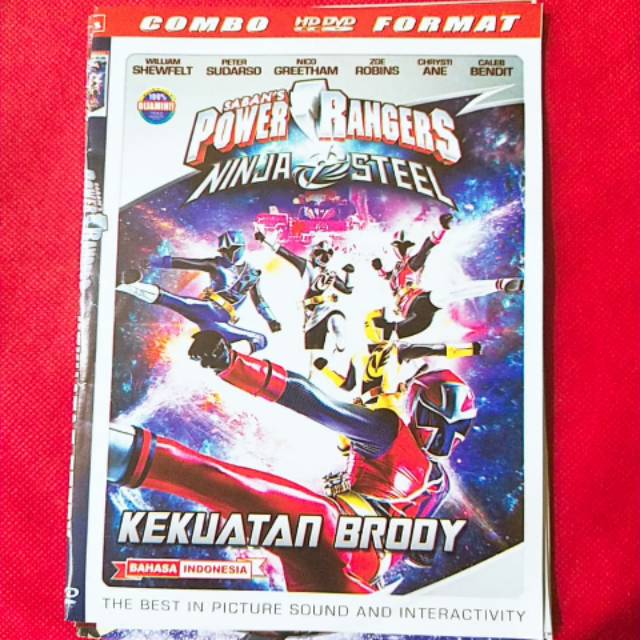 NEW KASET FILM KARTUN TERBARU POWER RANGERS NINJA STEEL-KEKUATAN BRODY