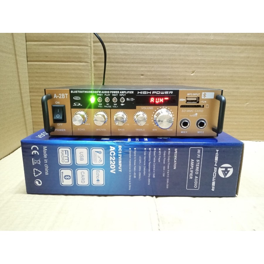 AMPLIFIER MINI HIGH POWER TYPE 777 A-2BT BLUETOOTH AMPLIFIER