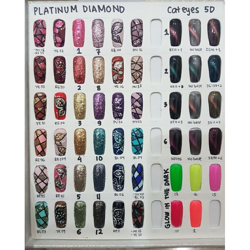 kutek Platinum diamond series nail art gel platinum diamond nailgel gelpolish nailart nail art