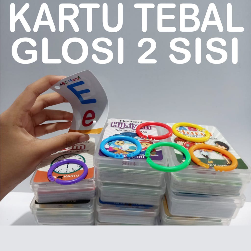READY MURAH FREE RING SEMUA FLASHCARD EDUKASI ANAK FLASH CARD ANAK WIPE CLEAN FREE MULTIBOX DAN RING 26-30 KARTU BAHAN TEBAL, MAINAN ANAK, ABC HURUF 123 ANGKA HEWAN DARAT HEWAN LAUT HEWAN UDARA MENGENAL TUBUH PENJUMLAHAN PENGURANGAN PERKALIAN PEMBAGIAN