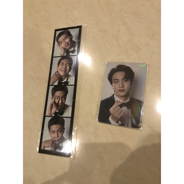 [READY STOCK] BTS JIN PHOTOCARD NAMJOON PHOTOSTRIP TFMA THE FACT TAIWAN TW BUNDLE