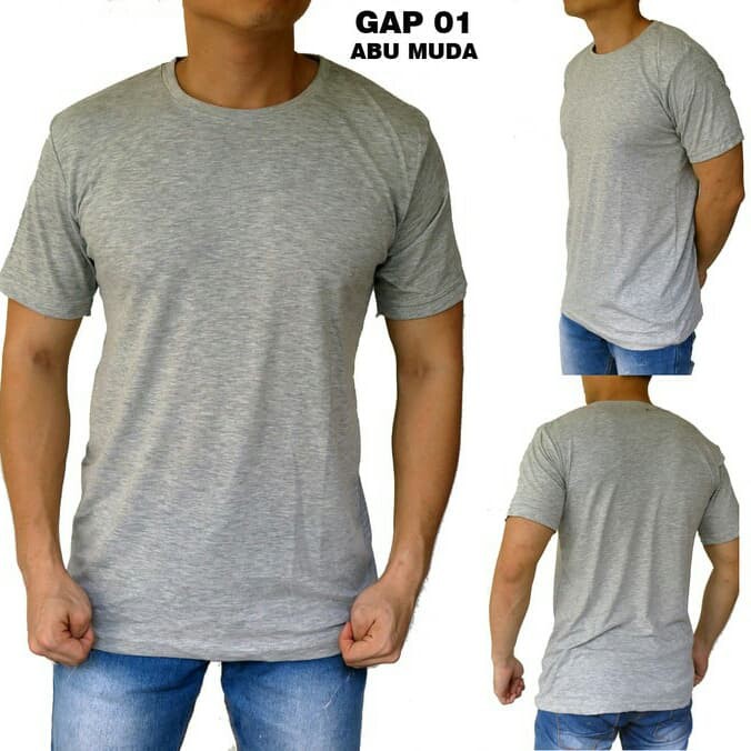 Kaos oblong polos katun Lengan Pendek GAP TSHIRT  COTTON 100 %