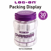 BATOK - ADAPTOR CHARGER LOG ON 1USB 1,2A BOLD LO-C01 PERPCS