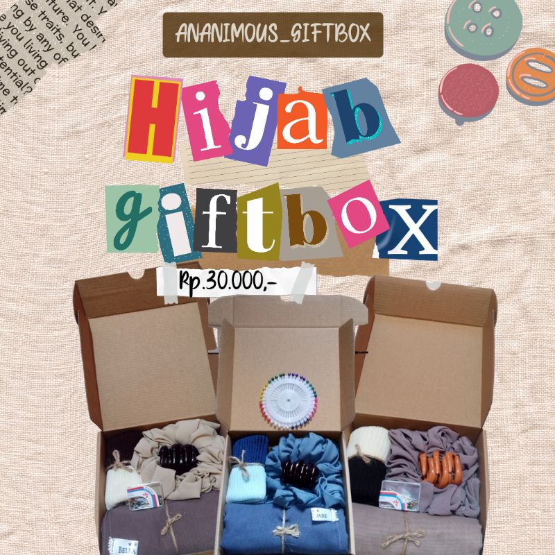 

Giftbox hijab|| Hampers hijab|| Kado ulang tahun|| Hadiah hijab
