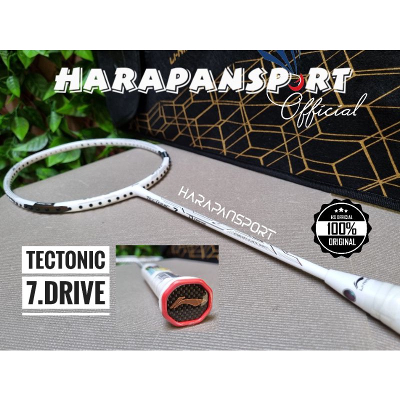 RAKET BADMINTON LINING TECTONIC 7D 7 DRIVE ORIGINAL 100%