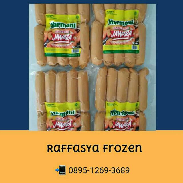 

Harmoni sosis sapi isi 10pcs 500 gr