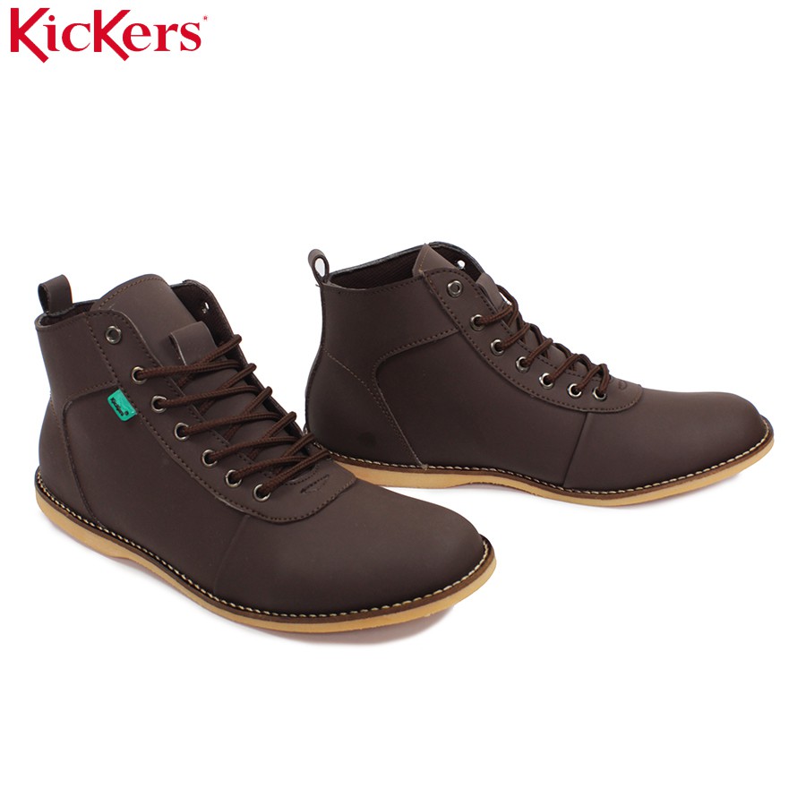 Sepatu Pria Boot Kickers Bandit Boots Casual Formal Original Brown