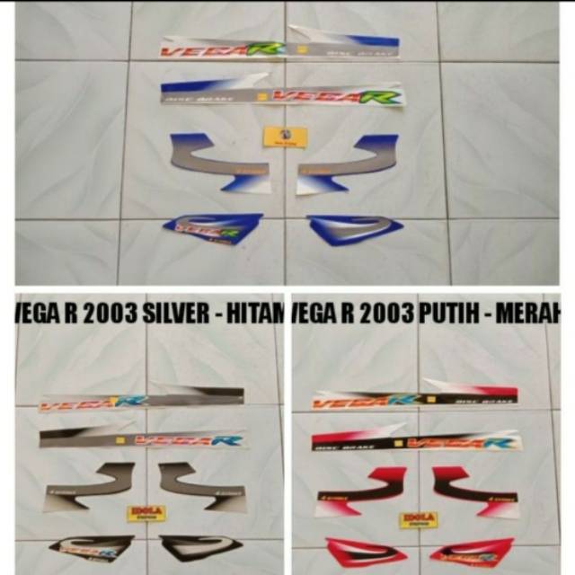 Stiker Striping Vega R 2003