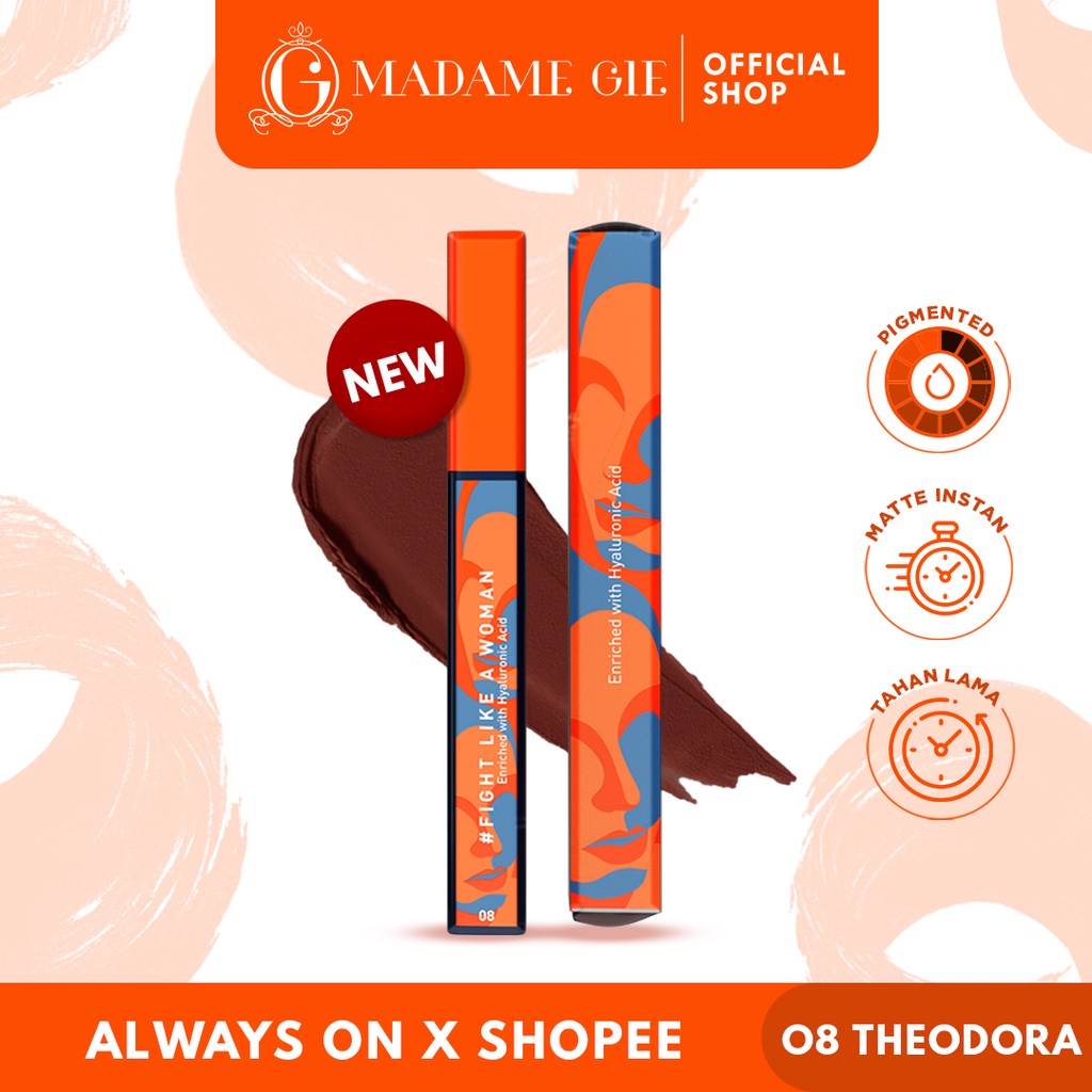 LIZBEAUTY -  [Madame Gie x Shopee] Always on Lip Cream