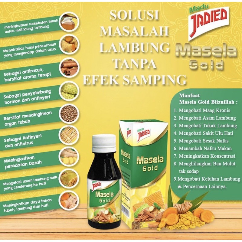 Madu Jadied Lambung Gold