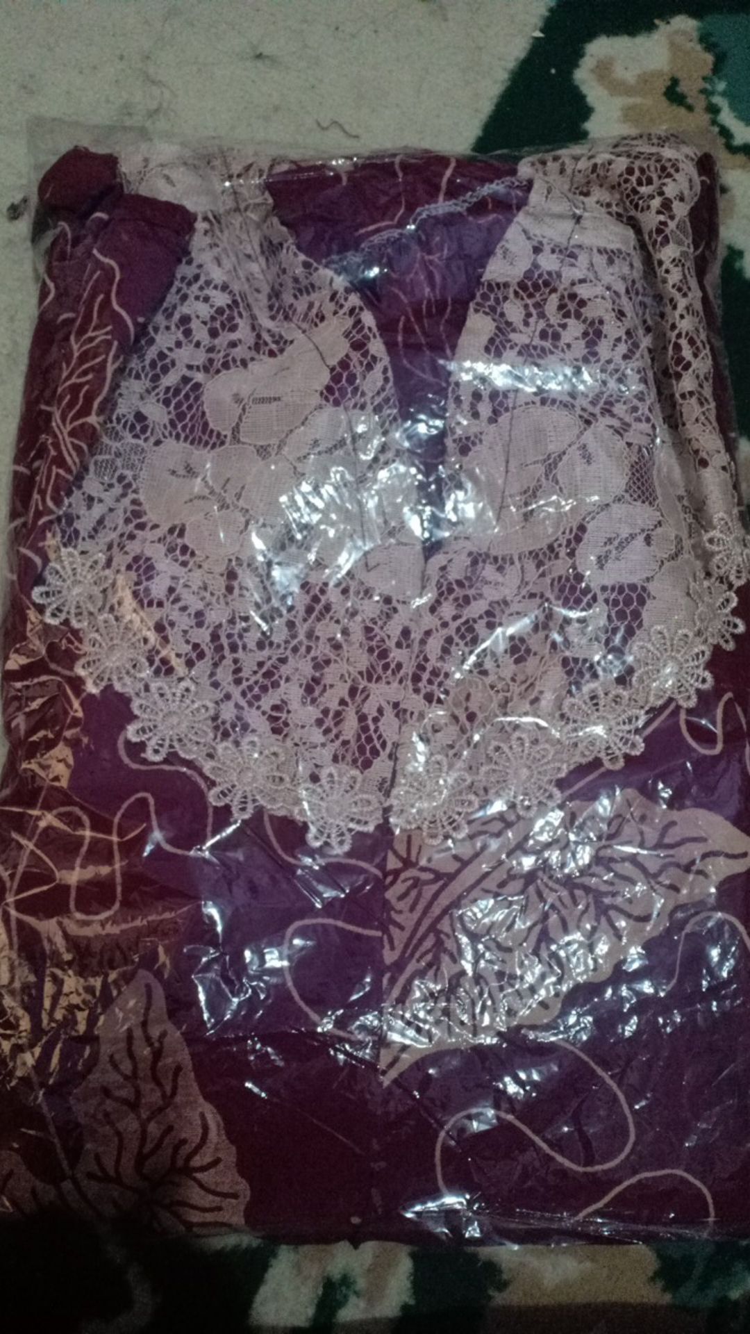 New Gamis Arab Vallen Cantik Murah Berkualitas / Promo Diskon Batik Longdress Burkat / Cuci Gudang