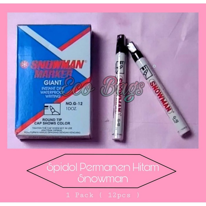 

Spidol Permanen / Spidol Snowman / Spidol Permanent Snowman G-12