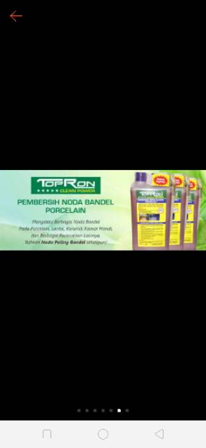 Topron Clean Power Pembersih Kerak Kamar Mandi Ukuran 1 Liter Gratis Kuas [ Instant &amp; Sameday ]