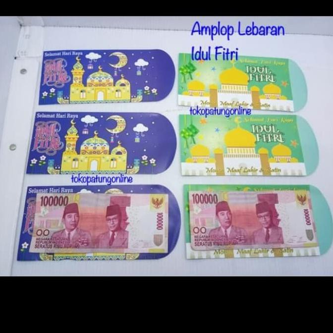 

Produk Terbaik Amplop Lebaran Idul Fitri Besar Isi 10 Murah Meriah