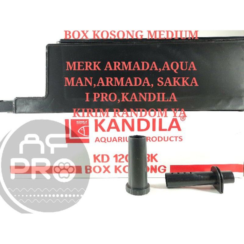 ARMADA/RECENT/GINGA/KANDILA Box kosong medium tanggung media filter aquarium