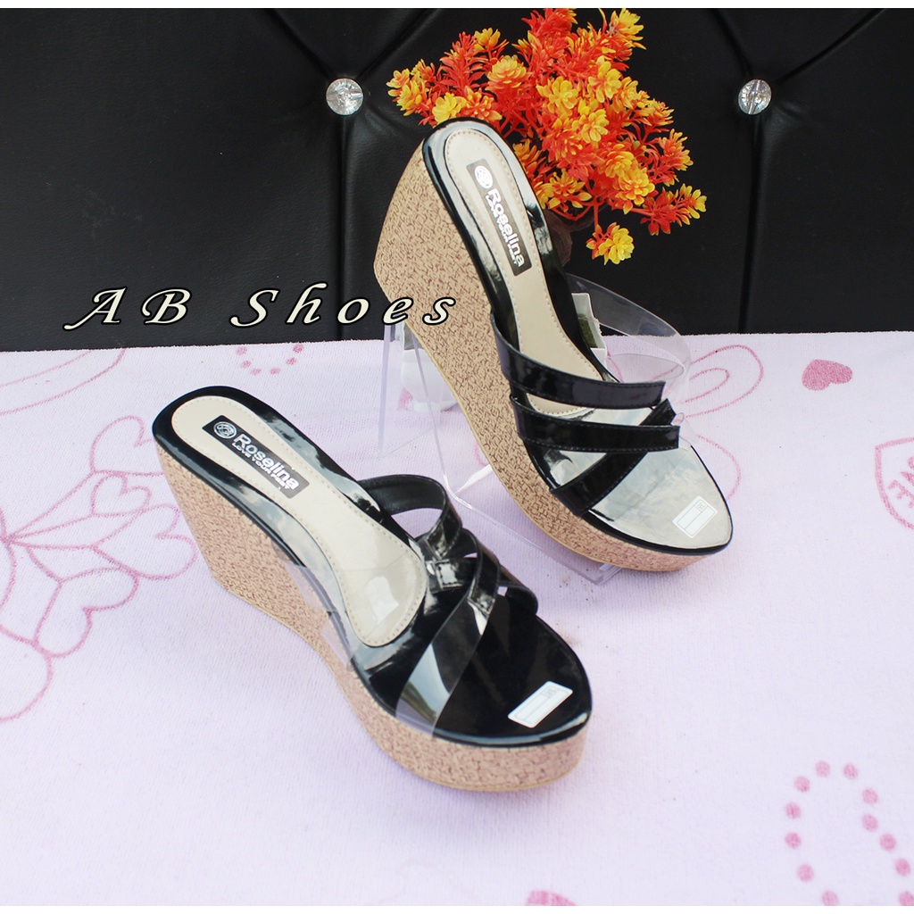 Wedges Wanita Tali Mika sandal wanita wedges wanita sandal wanita terbaru sandal wanita wedges