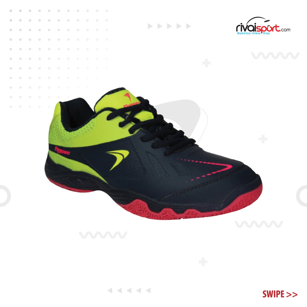 Sepatu Badminton Flypower Losari 03 (Blue Navy)