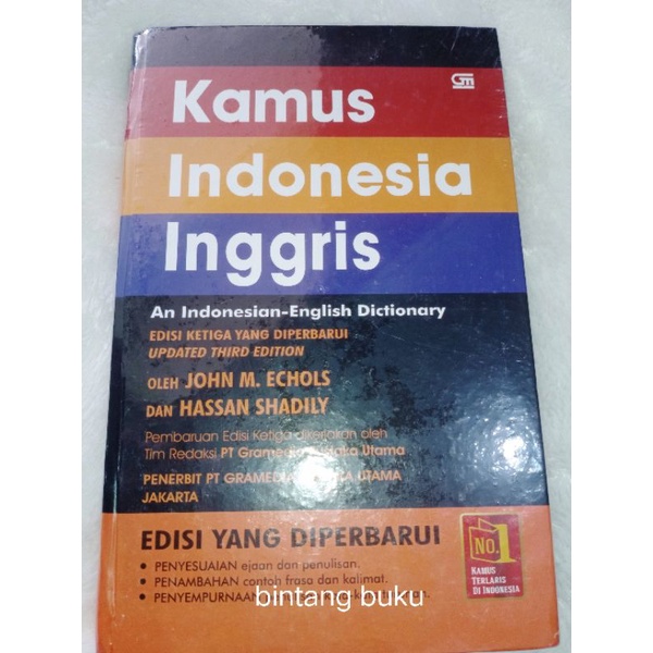 kamus bahasa Inggris John M Echols