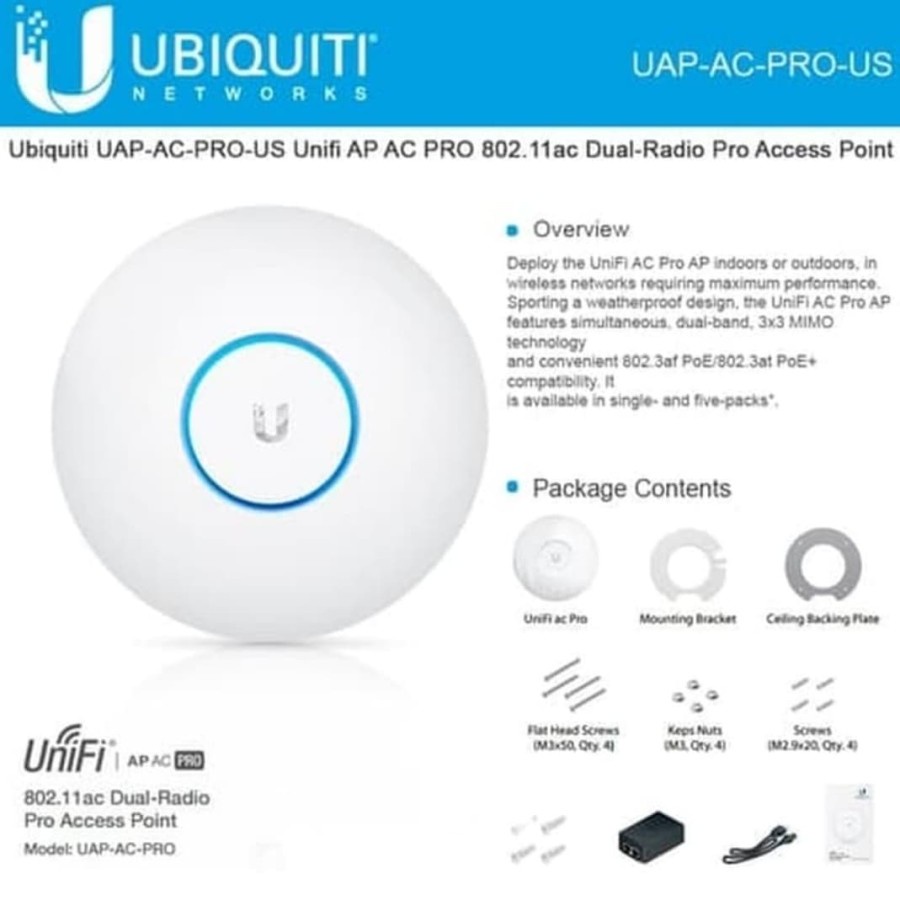 Ubiquiti Unifi UAP-AC-PRO GARANSI RESMI