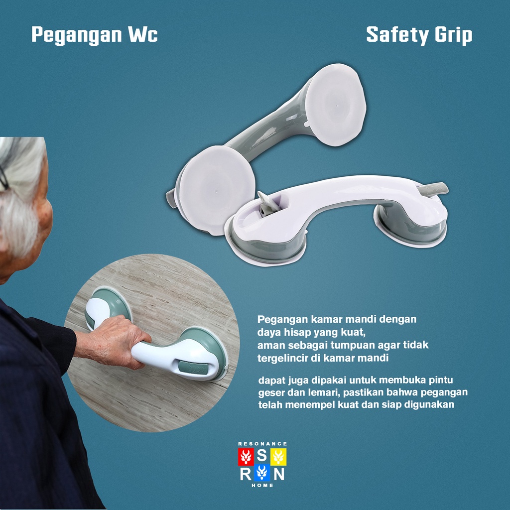 Safety Grip Handle Pegangan Dinding Kamar Mandi Resonance Home