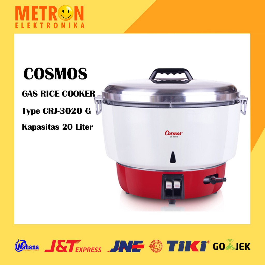 Jual COSMOS CRJ 3020 G / GAS RICE COOKER 20 LITER / PENANAK NASI / CRJ3020G Shopee Indonesia