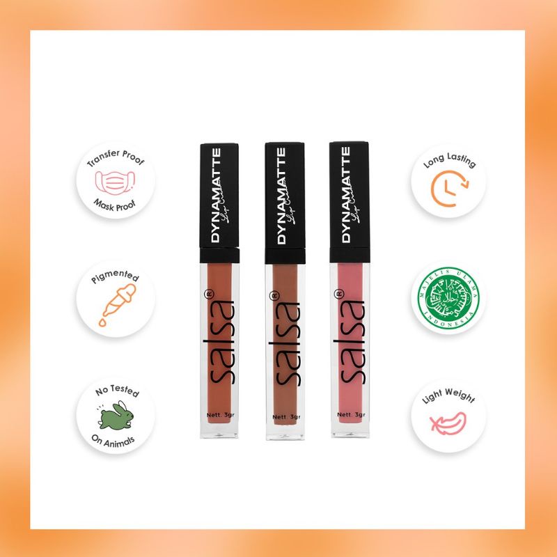 SALSA LIPCREAM DYNAMATTE [ 𝗕𝗣𝗢𝗠 ]