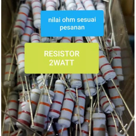 Resistor 2watt Resistor tahanan 2w 2watt 2 w 2 watt 0.47ohm 0,47