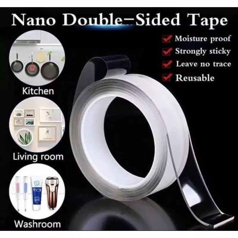 DOUBLE TAPE NANO MAGIC TRANSPSRAN