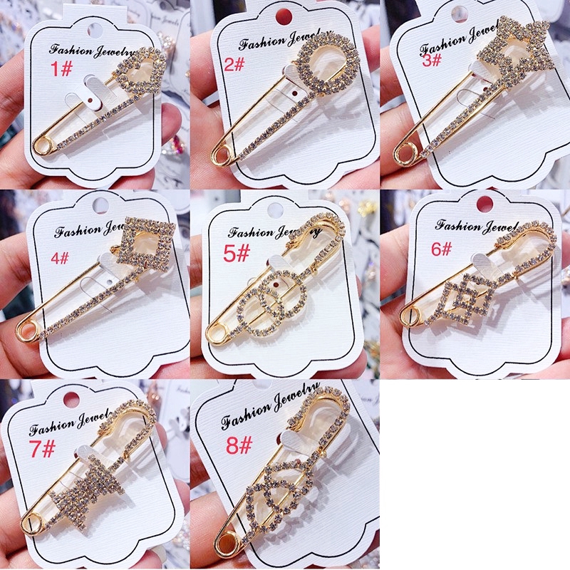 Bros Korea Mutiara bros Berlian Brooch Aksesoris Bros Pin-4