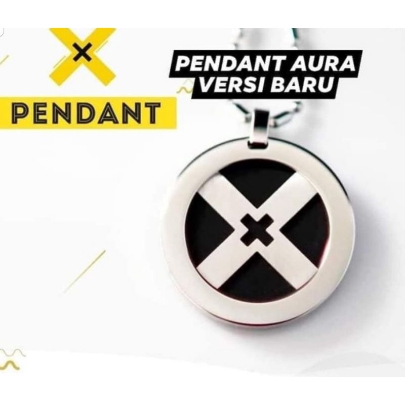 X Pendant Aura Kalung Kesehatan Original MCI