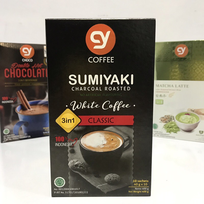 

CY Coffee Sumiyaki Charcoal Roasted White Coffee Classic 3 in 1