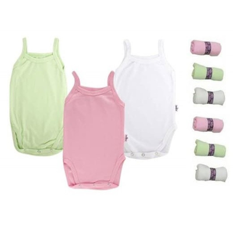 Kazel Tanktop Jumper Warna Girl 6pcs Kaos Bayi Perempuan