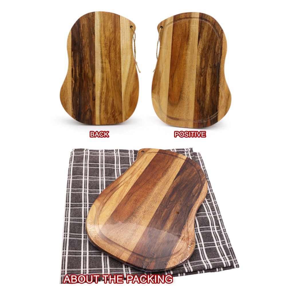 Jual High Quality Acacia Wood Cheese Board Wooden Chopping Board ...