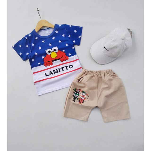 SET LAMITTO BLUE-RED (IMPORT) & SET JUNGLE DINO GREEN (IMPORT)